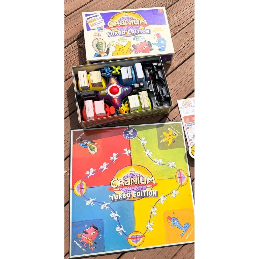 Vintage 2004 Cranium Turbo Edition Board Game